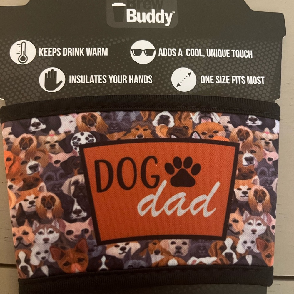 Brew Buddy Dog Dad Drink Sleeve